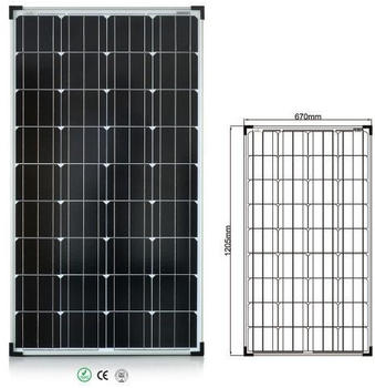 Offgridtec Solarpanel 130W mono 12V