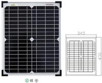 Offgridtec 20W Mono Solarpanel 12V