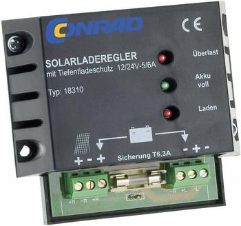 Conrad Solar-Laderegler 12/24V 5/6A