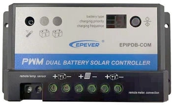 Epever EPIPDB-COM 10A PWM Solar Laderegler 12V/24V Duo Batterie