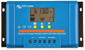 Victron BlueSolar PWM, DUO-LCD, USB, 12/24V-20A