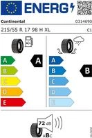 Continental EcoContact 6 215/55 R17 98 H, Sommerreifen