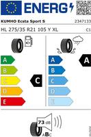 HL275/35 R21 105Y Ecsta S Sport PS72 XL