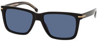 Boss 1598/S Herren-Sonnenbrille Vollrand Quadratisch Acetat-Gestell, schwarz