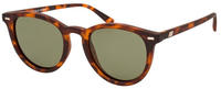 Le Specs FIRE STARTER Unisex-Sonnenbrille Vollrand Panto Kunststoff-Gestell, braun