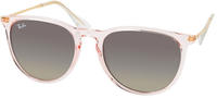 Ray-Ban RB4171 Damen-Sonnenbrille Vollrand Panto Kunststoff-Gestell, transparent