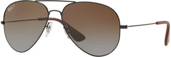 Ray-Ban RB3558 002/T5 (black/brown gradient polarized)