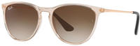 Ray-Ban RJ9060S Kinder-Sonnenbrille Vollrand Panto Kunststoff-Gestell, transparent