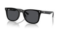 Ray-Ban RB4420 Unisex-Sonnenbrille Vollrand Quadratisch Kunststoff-Gestell, schwarz