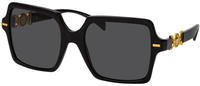 Versace VE4441 Damen-Sonnenbrille Vollrand Quadratisch Acetat-Gestell, schwarz