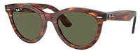 Ray-Ban 0RB2241 Unisex-Sonnenbrille Vollrand Rund Propionat-Gestell, braun