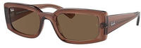 Ray-Ban 0RB4395 KILIANE Unisex-Sonnenbrille Vollrand Quadratisch Acetat-Gestell,