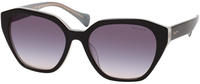 Ralph 0RA5315U Damen-Sonnenbrille Vollrand Cat Eye Acetat-Gestell, schwarz
