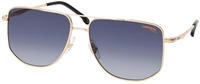 Carrera CARRERA 355/S Herren-Sonnenbrille Vollrand Eckig Metall-Gestell, gold