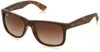 Ray-Ban RB4165 Herren-Sonnenbrille Vollrand Quadratisch Kunststoff-Gestell, Havanna