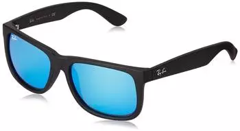 Ray-Ban Justin Color Mix RB4165 622/55 (black rubber/green mirror blue)