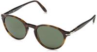 Persol PO 3092SM 9015/31, Runde Sonnenbrille, Unisex, in Sehst&auml;rke erh&auml;ltlich
