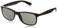 Ray-Ban RB4202 Herren-Sonnenbrille Vollrand Quadratisch Kunststoff-Gestell, schwarz