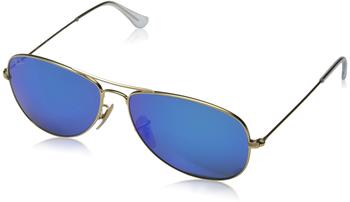 Ray-Ban Cockpit RB3362 112/17 (gold/crystal green mirror-multilayer blue solid color mirror)