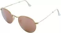Ray-Ban RB 3447 ROUND METAL Herren-Sonnenbrille Vollrand Rund Metall-Gestell, gold