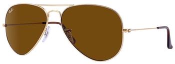 Ray Ban Aviator Large Metal RB3025 001/33 58-14 polished gold/brown classic