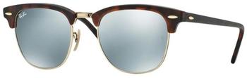 Ray-Ban Clubmaster RB3016 114530 (sand havana-gold/silver mirrored)