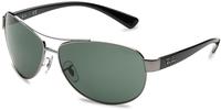 Ray-Ban RB 3386 004/71, Aviator Sonnenbrille, Herren