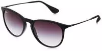 Ray-Ban RB 4171 ERIKA Damen-Sonnenbrille Vollrand Panto Kunststoff-Gestell, schwarz