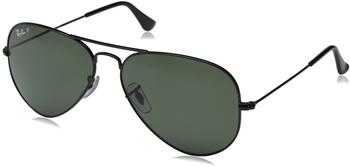 Ray-Ban Aviator Metal RB3025 002/58 (black/polarized green)