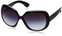 Ray-Ban RB4098 Damen-Sonnenbrille Vollrand Butterfly Kunststoff-Gestell, schwarz