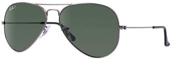 Ray-Ban Aviator Metal RB3025 004/58 (gunmetal/polarized green)