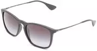 Ray-Ban RB 4187 CHRIS Herren-Sonnenbrille Vollrand Quadratisch Kunststoff-Gestell,