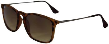 Ray-Ban Chris RB4187 856/13 (rubber havana/brown gradient)