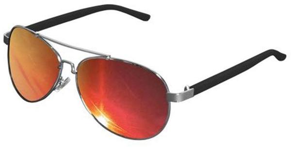 MasterDis Sunglasses Mumbo Mirror Sonnenbrille silber Rot