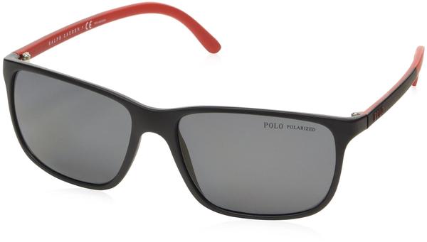 Ralph Lauren PH4092 550481 matte black-redgrey