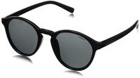 Polaroid PLD 1013/S Herren-Sonnenbrille Vollrand Rund Kunststoff-Gestell, schwarz