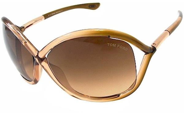 Tom Ford Whitney FT0009 74F (transparent brown shaded transparent rose-shiny rose gold/gradient brown)