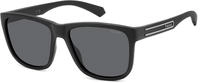 Polaroid PLD 2155/S Herren-Sonnenbrille Vollrand Quadratisch Kunststoff-Gestell,