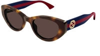 Gucci GG1862S Unisex-Sonnenbrille Vollrand Cat Eye Acetat-Gestell, braun