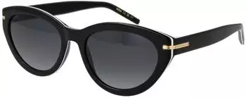 Hugo Boss 1779/S P56/9O Sonnenbrille schwarz mit goldfarbenen Details (P56/9O)
