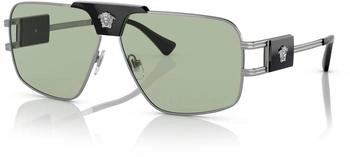 Versace VE2251 Sonnenbrille Grau/Gunmetal Grün Unisex (VE2251 1001/2)