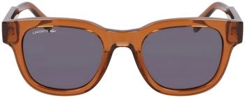 Lacoste Unisex Sonnenbrillen Bio-Injekt Braun Grau Rund (L6023S 210)