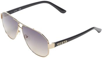 Guess Aviator Sonnenbrille Gold Grau Gradient für Damen (GF6145-32B-61)