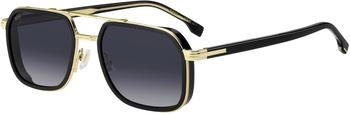 Hugo Boss 1724/S Sonnenbrillen Schwarz Gold / Grau Sfumato (BOSS1724/S 2M2/9O)