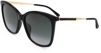 Jimmy Choo Nerea/G/S Sonnenbrille Schwarz mit Grauem Verlaufsglas f&uuml;r Damen (807/9O)