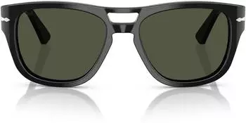 Persol PO3366S Sonnenbrille Quadratisch Acetat Schwarz Grün (PO3366S 95/31)