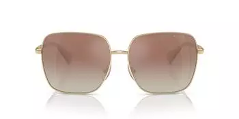 Ralph Lauren Sonnenbrille Quadratisch Metall Gold Braun (RA4142 9116B8)