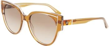 Karl Lagerfeld KL6068S 205 Cat Eye Sonnenbrillen Braun Plastik (KL6068S 5517 205)