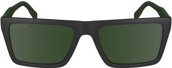 Lacoste Sonnenbrille L6009S Bio-Injekt Schwarz Grün Quadratisch (L6009S-002)