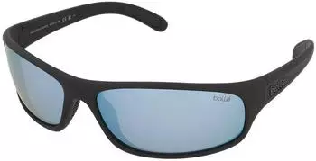 Bollé Anaconda black matte/sky blue polarized cat 3